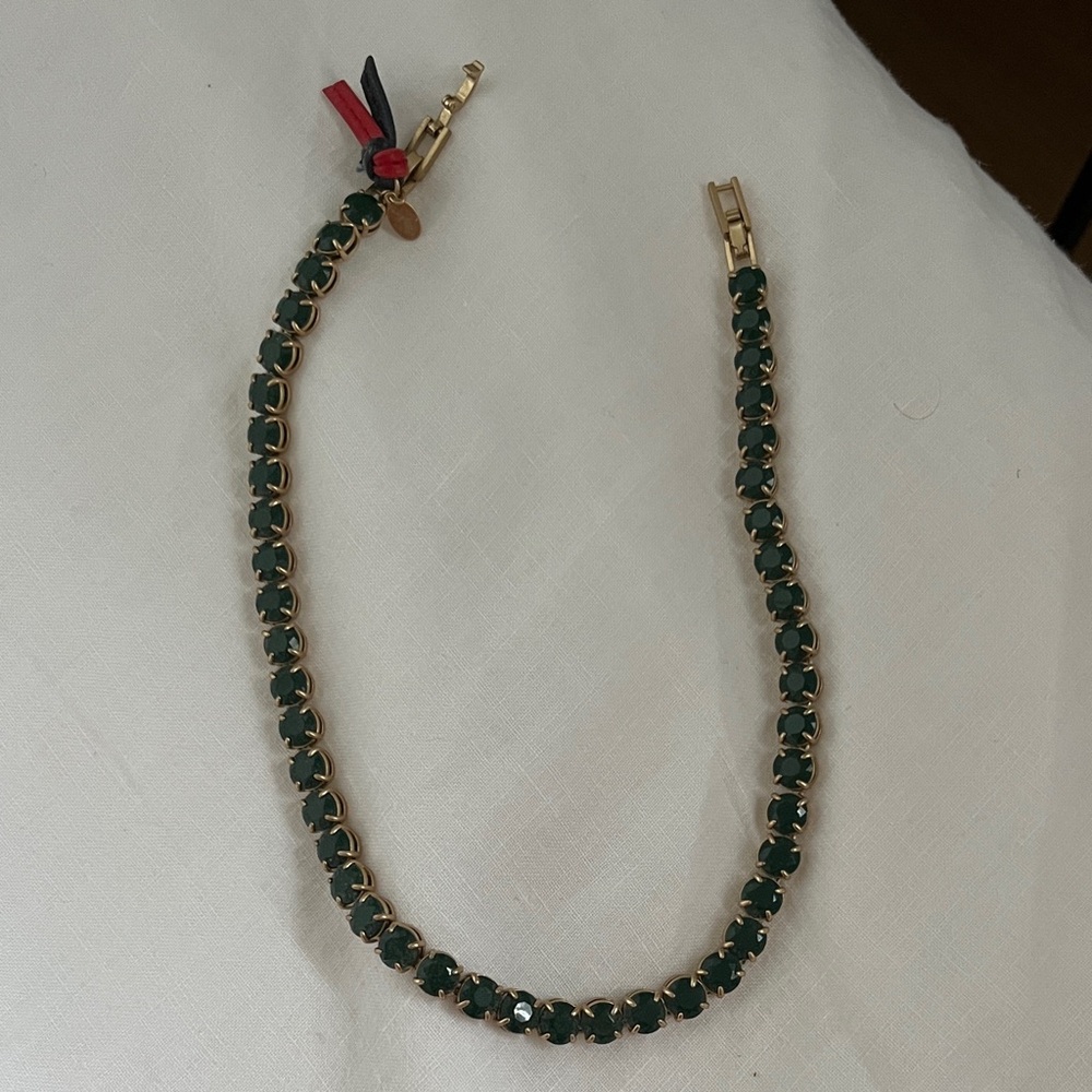 Chic Gold and Green Bracelet